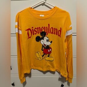 Disney - Vintage Style Disneyland Cropped Crewneck Sweater